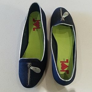 Shoes- Navy Blue Denim Size 8- brand new, in box